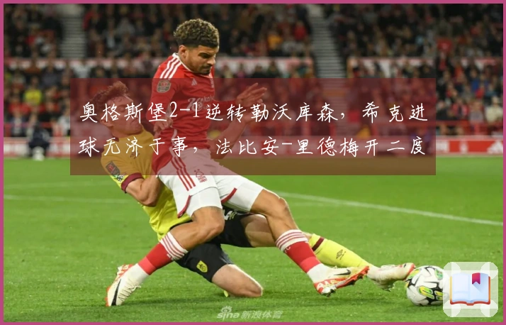 奥格斯堡2-1逆转勒沃库森，希克进球无济于事，法比安-里德梅开二度